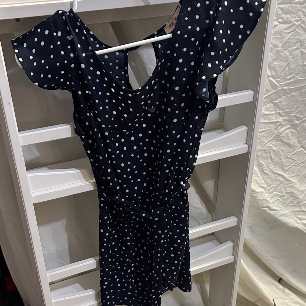 Full moon maternity polka dot blouse